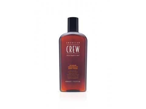 AMERICAN CREW™ 24 HOUR DEODORANT BODY WASH 24 valandas gaivos pojūtį suteikiantis kūno prausiklis, 450 ml